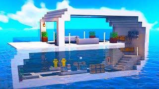 Minecraft: Underwater Modern House | How to build an Underwater House in Minecraft Tutorial