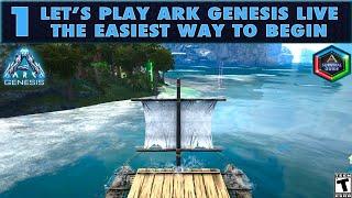 Let's Play Ark Genesis Live 1: The Easiest Way to Begin Ark Genesis