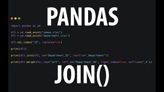 Python Pandas & Excel - Join Dataframes