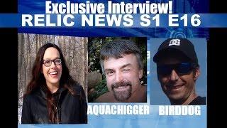 RELIC NEWS Exclusive interview Aquachigger Beau Quimette and Birddog! Metal Detecting