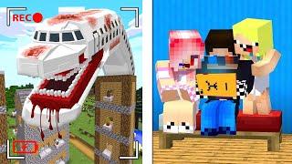 WE FOUND A PLANE EATER IN MINECRAFT!