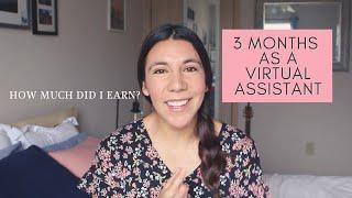 Life as a Virtual Assistant | My First 3 Months | How much did I earn? Where did I get clients?