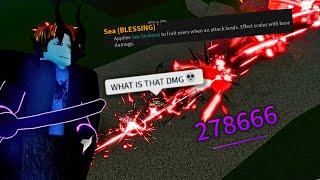 DESTROYING EVERY PLAYER USING BLESSED SABER | 27M BOUNTY | Blox Fruits