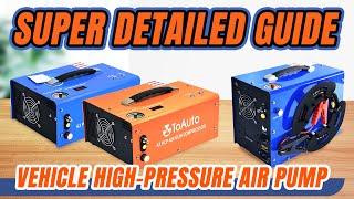 【Technical guidance】Vehicle high-pressure air pump repair guidance-Portable air pump-12V available