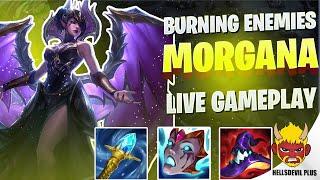 MORGANA BURNING ENEMIES! Ft. @BrokenSupport  Wild Rift HellsDevil Plus Gameplay