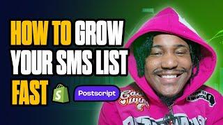 HOW TO GROW YOUR SMS LIST FAST