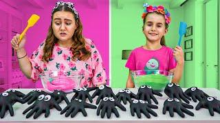 Don't Choose the Wrong Glove Slime Challenge