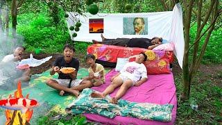 SEHARIAN TIDUR DI TENGAH HUTAN, PAKE 2 KASUR!!, PART 2