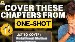 Chapters to do from One Shots| Class 11| JEE 2026 | JEE 2027 | JEE Advanced | IIT Bombay