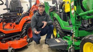CLEAR WINNER? JOHN DEERE 1025R VS KUBOTA BX23S TRACTORS! 