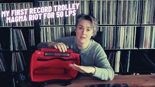 How to Travel with Records 2 | My First Trolley Magma RIOT LP-Trolley 50 black/red #record #vinyl