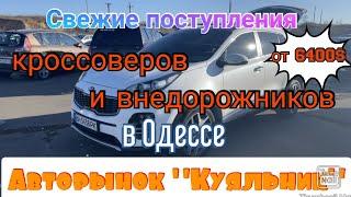 Свежие цены на кроссоверы и внедорожники в Одессе. Авторынок «Куяльник» (Яма)