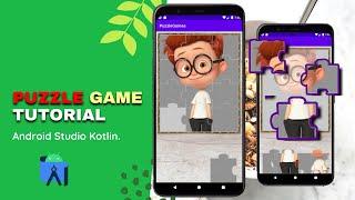 android kotlin how to make puzzle game in android studio/puzzle game tutorial#SolutionCodeAndroid