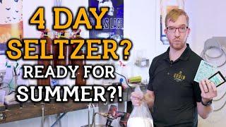 Speed Brewing - 4 Day Hard Seltzer Homebrew Recipe & Tasting