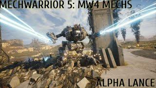 Mechwarrior 5: MW4 Mechs -Alpha Lance Trailer