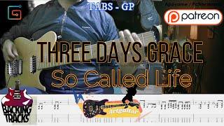 Three Days Grace   So Called Life - cover Guitar  - tabs