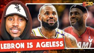 How LeBron James has BETTER stats at 40 with Lakers than MVP season with Heat | 520 in the Morning