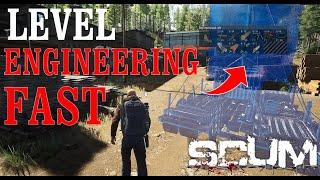 SCUM How to level engineering fast