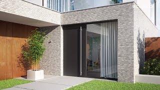 Schüco aluminium entrance doors