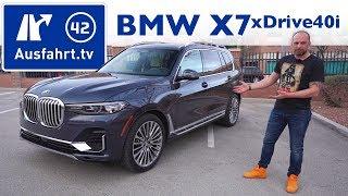 2019 BMW X7 xDrive40i Luxury - Kaufberatung, Test deutsch, Review, Fahrbericht Ausfahrt.tv