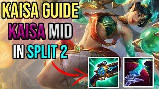 HOW to play KAI'SA MID IN SEASON 14 SPLIT 2 | Kai'sa Guides 14.13