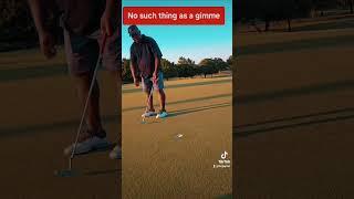 No Gimme #golf #golflife #drivingrange #golfpractice #