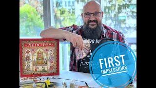 PRINCIPES board game | first impressions
