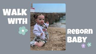 ПРОГУЛКА с РЕБОРНОМ! Купила КОЛЯСКУ? WALK with REBORN baby on the sea