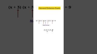 Harvard Entrance Exam!!! #maths #math #Harvard