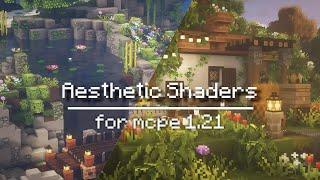 [Minecraft PE]️3 aesthetic shaders for mcpe 1.21 ||