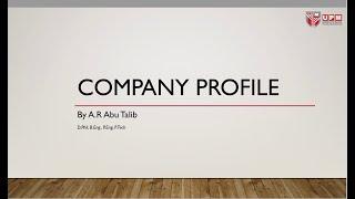 ELEMENTS OF COMPANY PROFILE