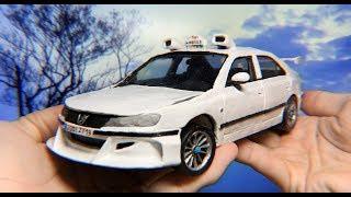 Peugeot 406 TAXI копия из пластилина, создал своими руками, как из фильма