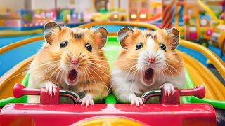 Hamster’s Epic Race Through the Crazy Coaster Maze in Real Life | Hamster Life
