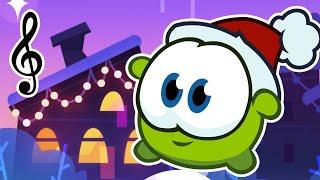 Little Om Nom can't sleep this Christmas  Waiting for Santa! Christmas songs for Kids 