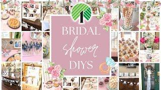 Easy & Classy DIY Bridal Shower Decorations l Dollar Tree Bridal Shower Ideas l Bridal Shower DIYS