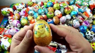 50 Surprise Eggs    Unwrapping Kinder Surprise , киндер сюрприз