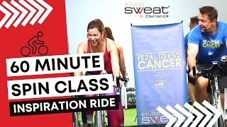 60-Minute Spin® Class! Free Inspirational Indoor Cycling Workout (Pedal to End Cancer Ride)