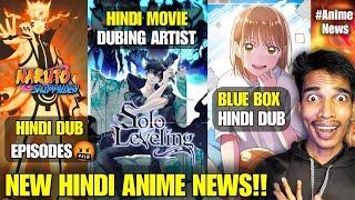 Solo Leveling Reawakening Hindi dubbing artist!! Naruto Shippuden Hindi Dub Episode Blue Box Hindi