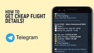 How to Get Cheap Flight Details Using Telegram Bot [EASY]