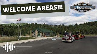 WYOMING WELCOME & REST AREAS!!!! | American Truck Simulator (ATS) Wyoming DLC | Prime News #100!!