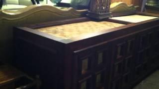 1970s Credenza With Cork Inlays