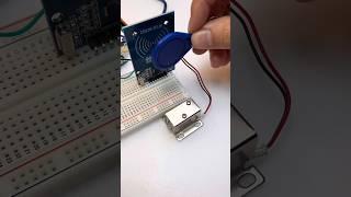 RFID DIY Arduino Project with Solenoid Magnetic Lock #arduino #electronics #engineering #tech #diy