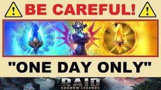 BE CAREFUL!!.. "One Day Only" Summoning Event.. Bait?.. Worth It?.. Explained [RAID: Shadow Legends]