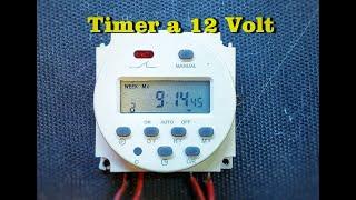 Timer 12 Volt digitale programmabile