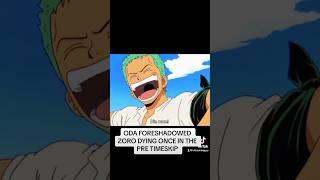 Zoro’s DEATH FORESHADOWED! #onepiece #anime #weeb #zoro #luffy #shorts