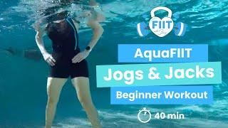 Jogs & Jacks: Complete AquaFIIT Workout. Anyone Can Do It!