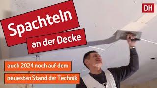 #DIY Spachteln einer Gipskartondecke  | #DH – Trockenbau