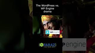 The WordPress vs. WP Engine drama #shorts #wordpress