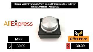 Record Weight Turntable Vinyl Clamp LP Disc Stabilizer in Silver FinishTurntables - AliExpress,