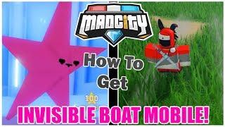 HOW TO FIGHT THE STARLORD EVENT BOSS EASILY + GET THE INVISIBLE BOAT MOBILE IN MAD CITY! [ROBLOX]